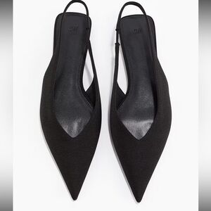 H&M pointed slingback shoes